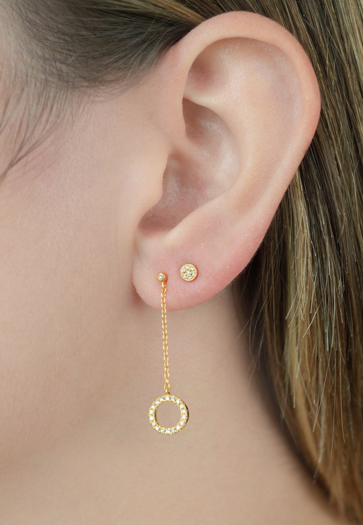 Circle of Life Earring (on chain)