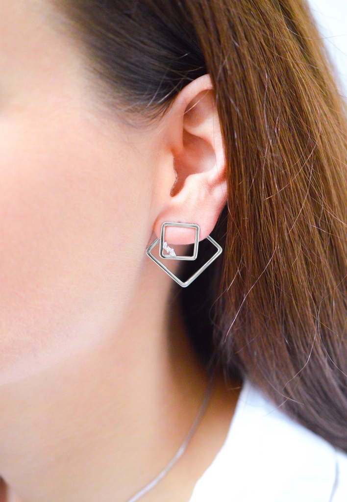 Square Unity Earring
