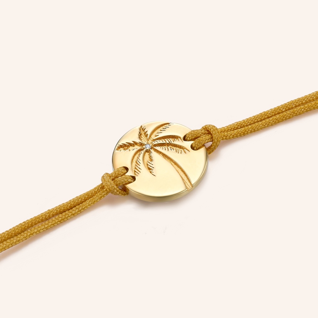 Embrace Palm Tree Cord Bracelet